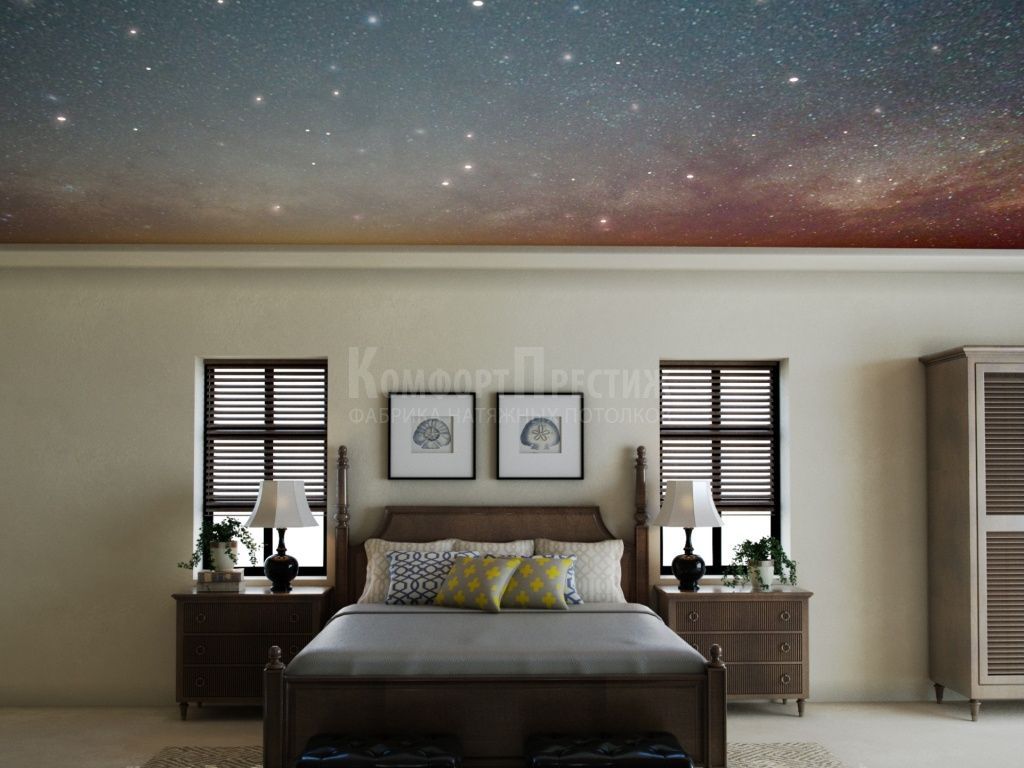 Звездное небо в спальне (76 фото)
